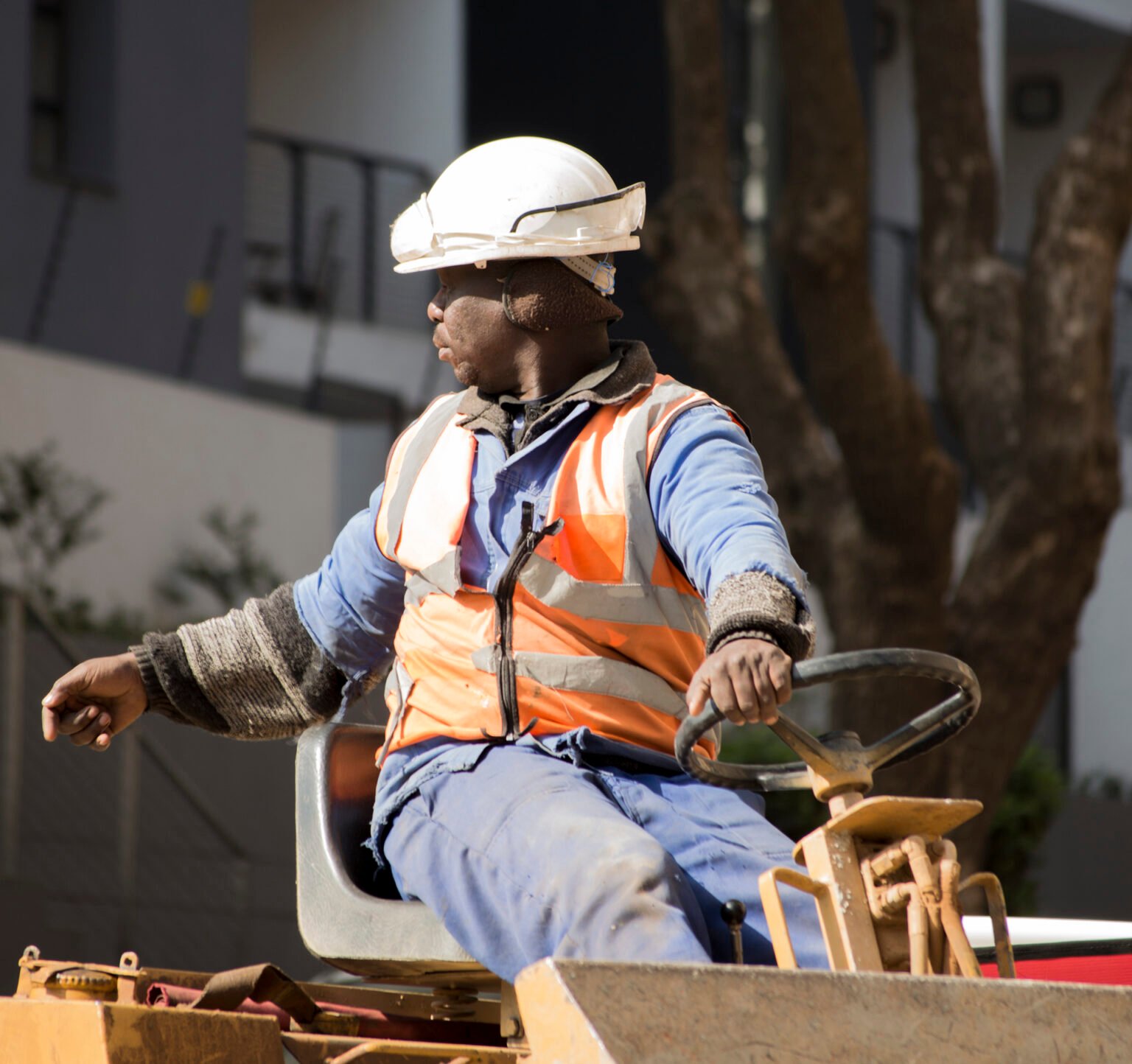 South African construction site progress